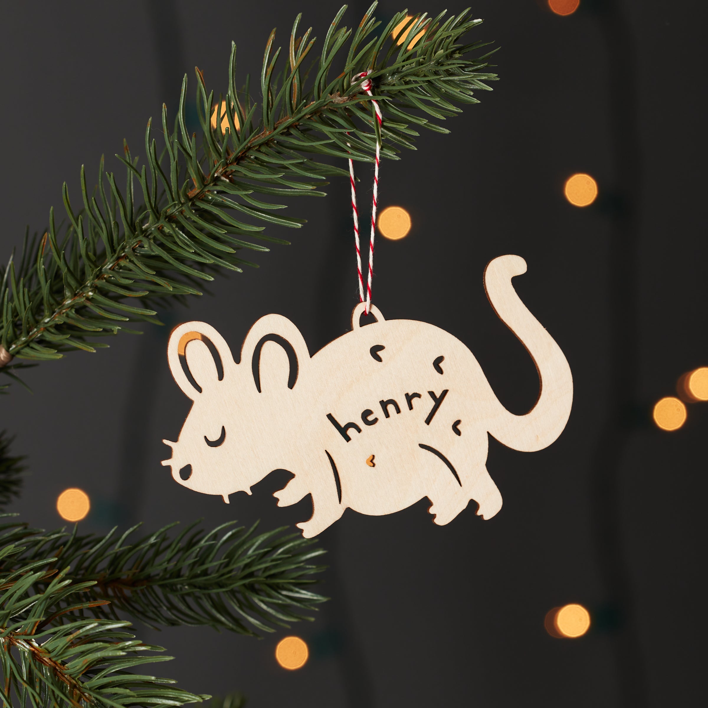 Mouse Custom Ornament