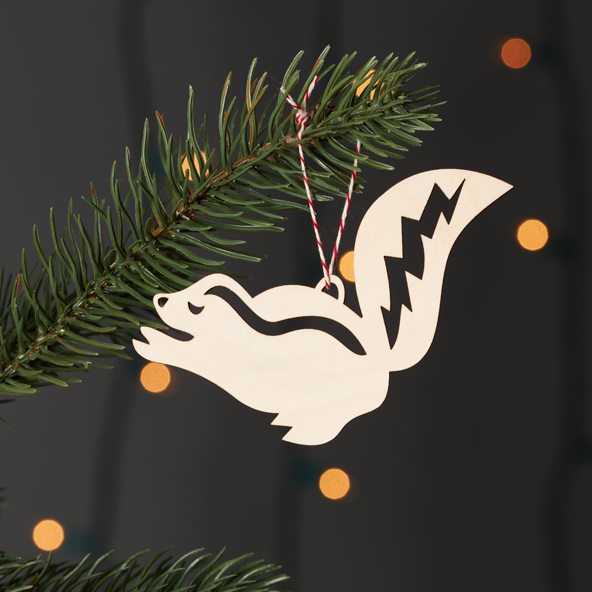 Skunk Ornament