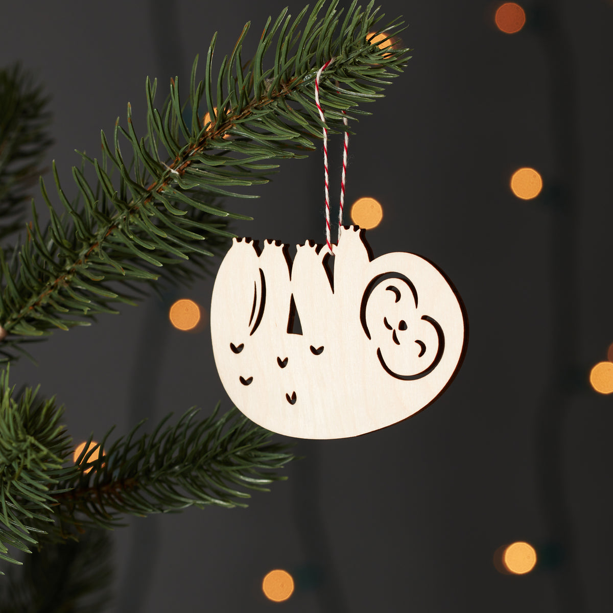 Sloth Ornament