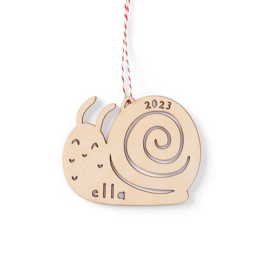 Snail Custom Ornament