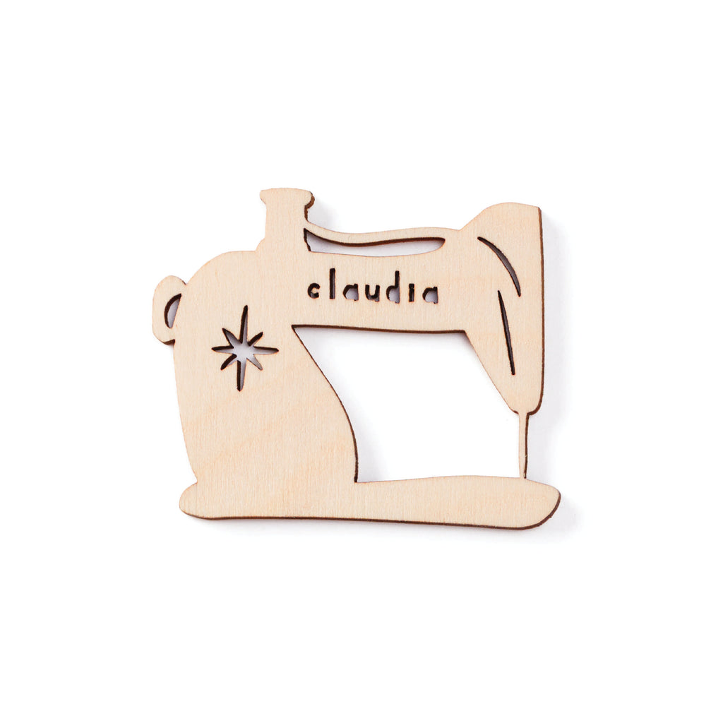 Sewing machine - Custom Wooden Magnet