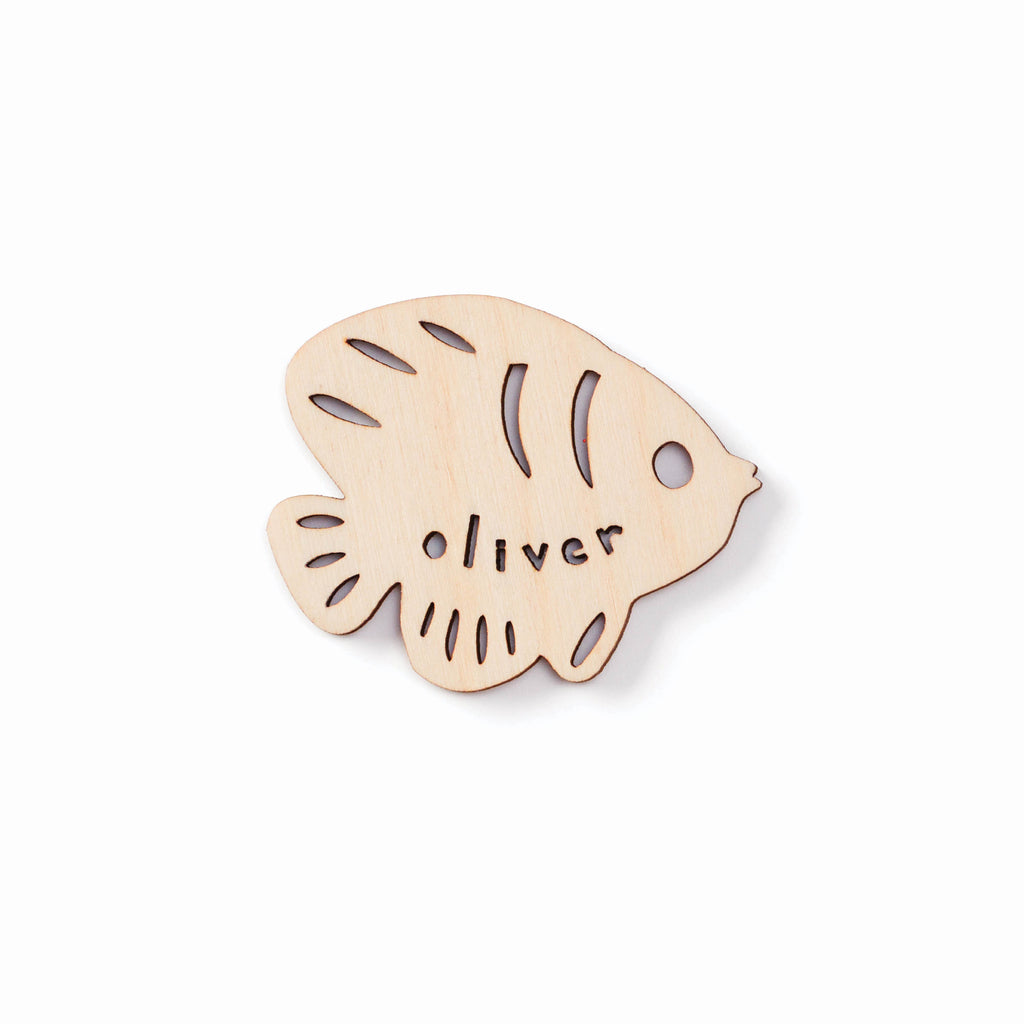 Tropical Fish - Custom Wooden Magnet