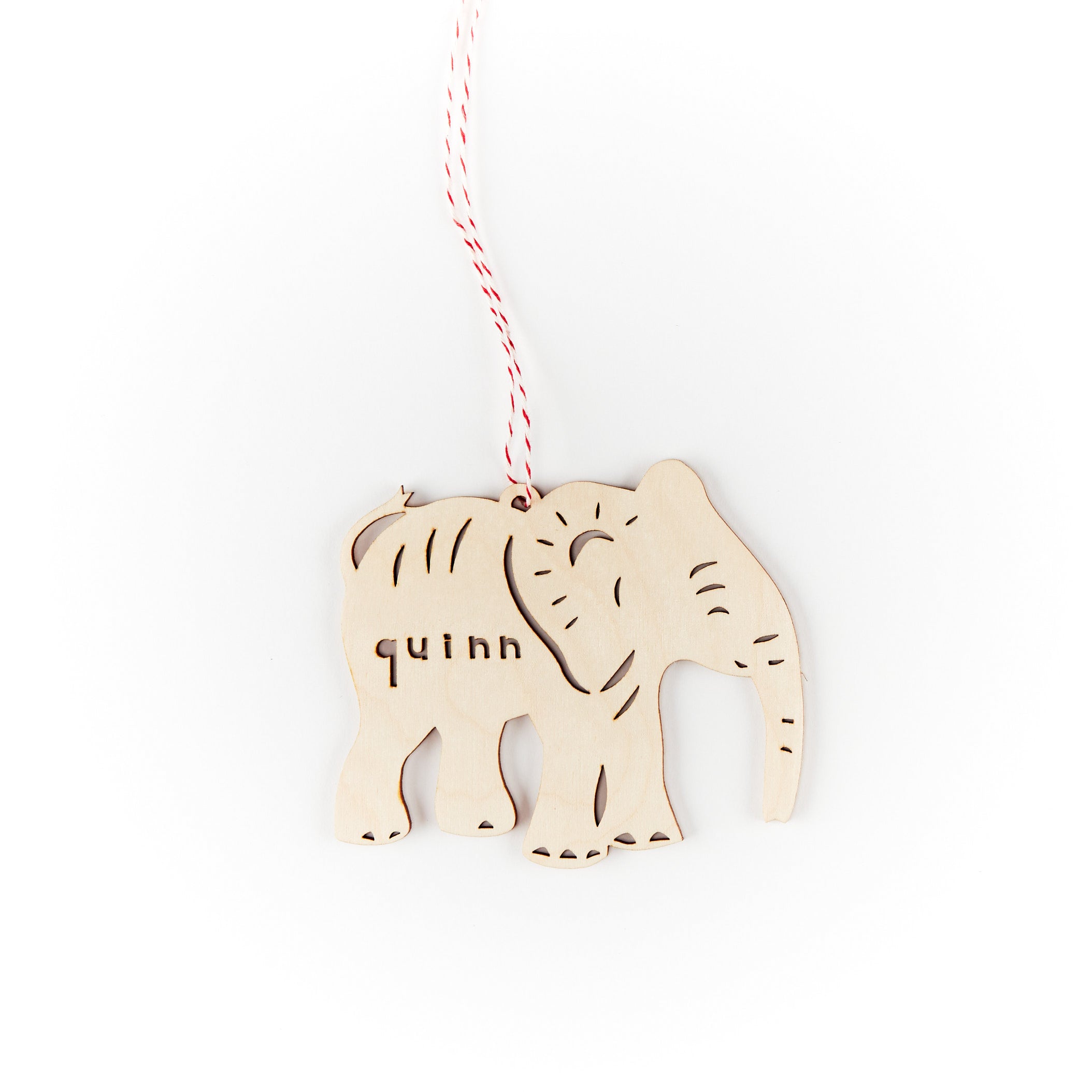 Custom Elephant Ornament