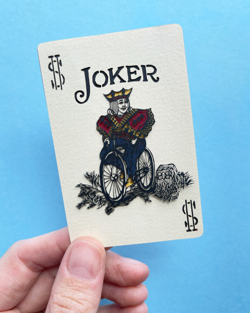 Joker Playing Card Papercutting