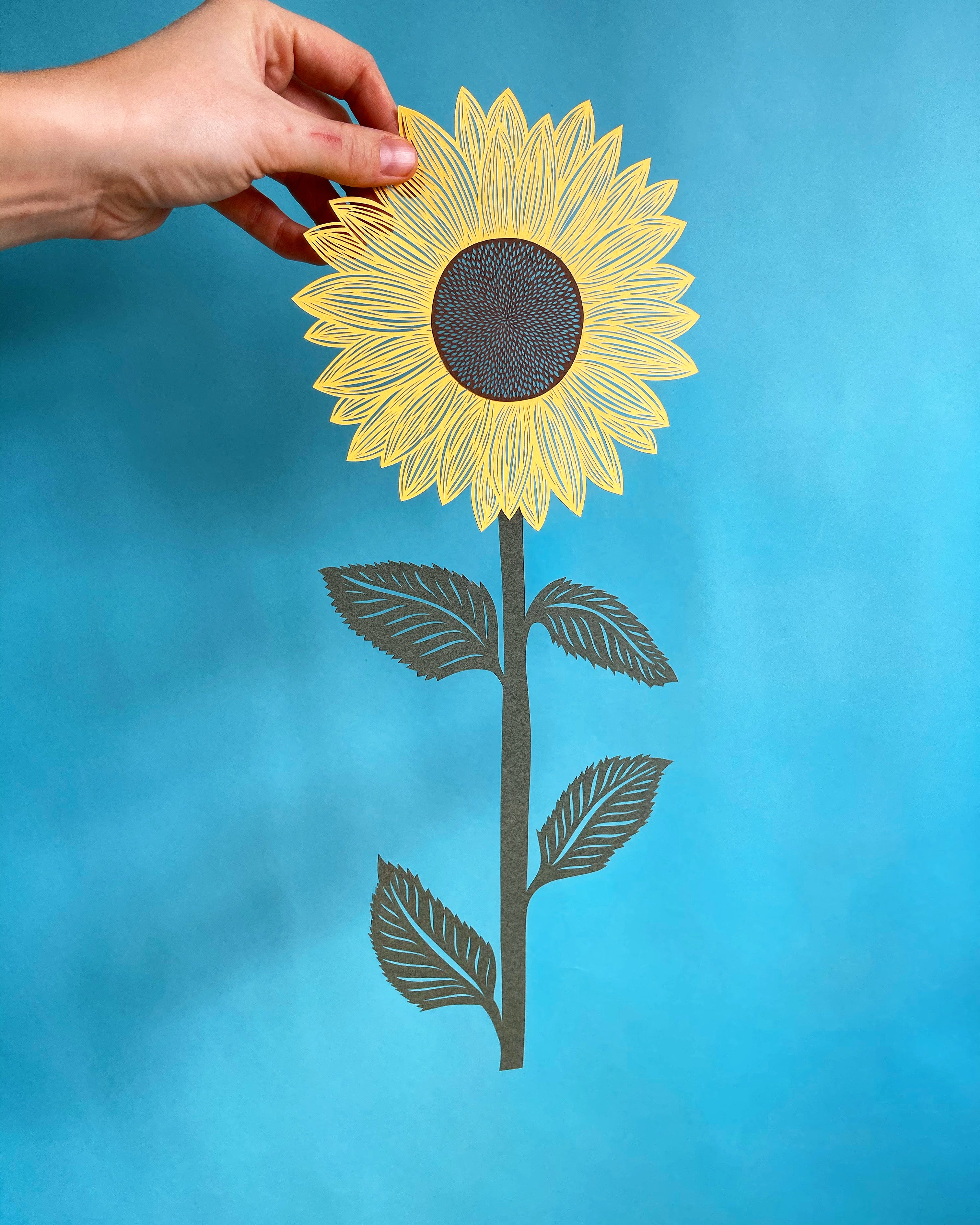 Sunflower Papercutting