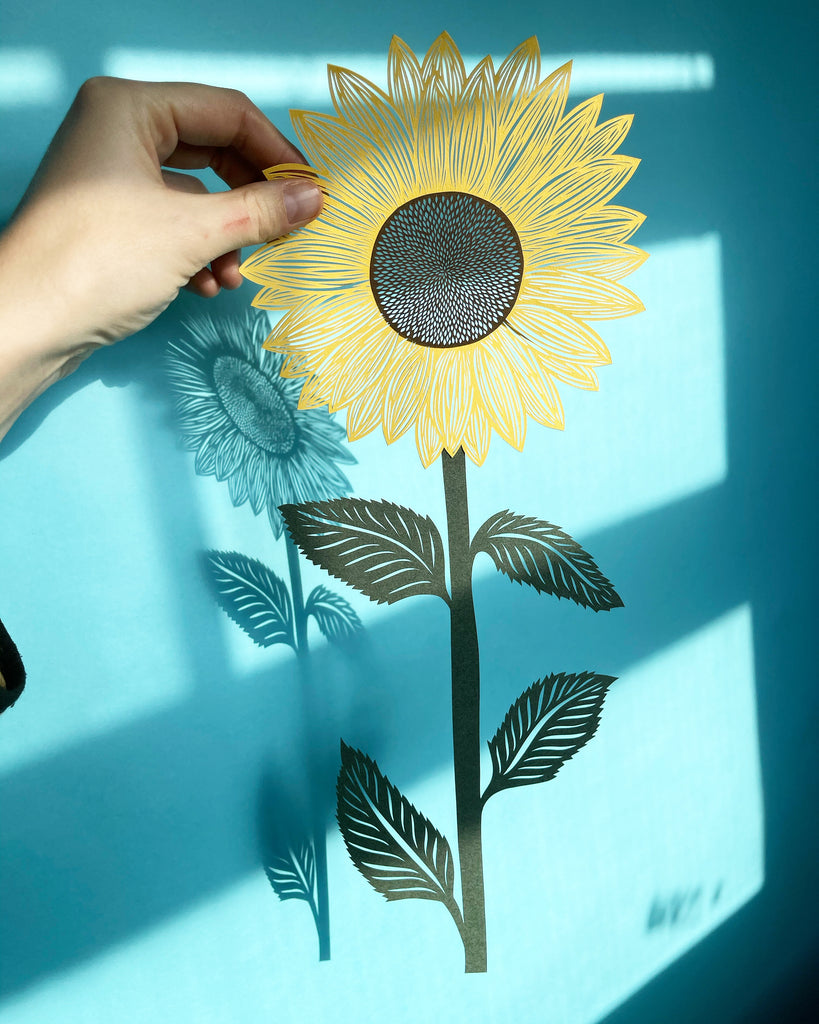 Sunflower Papercutting