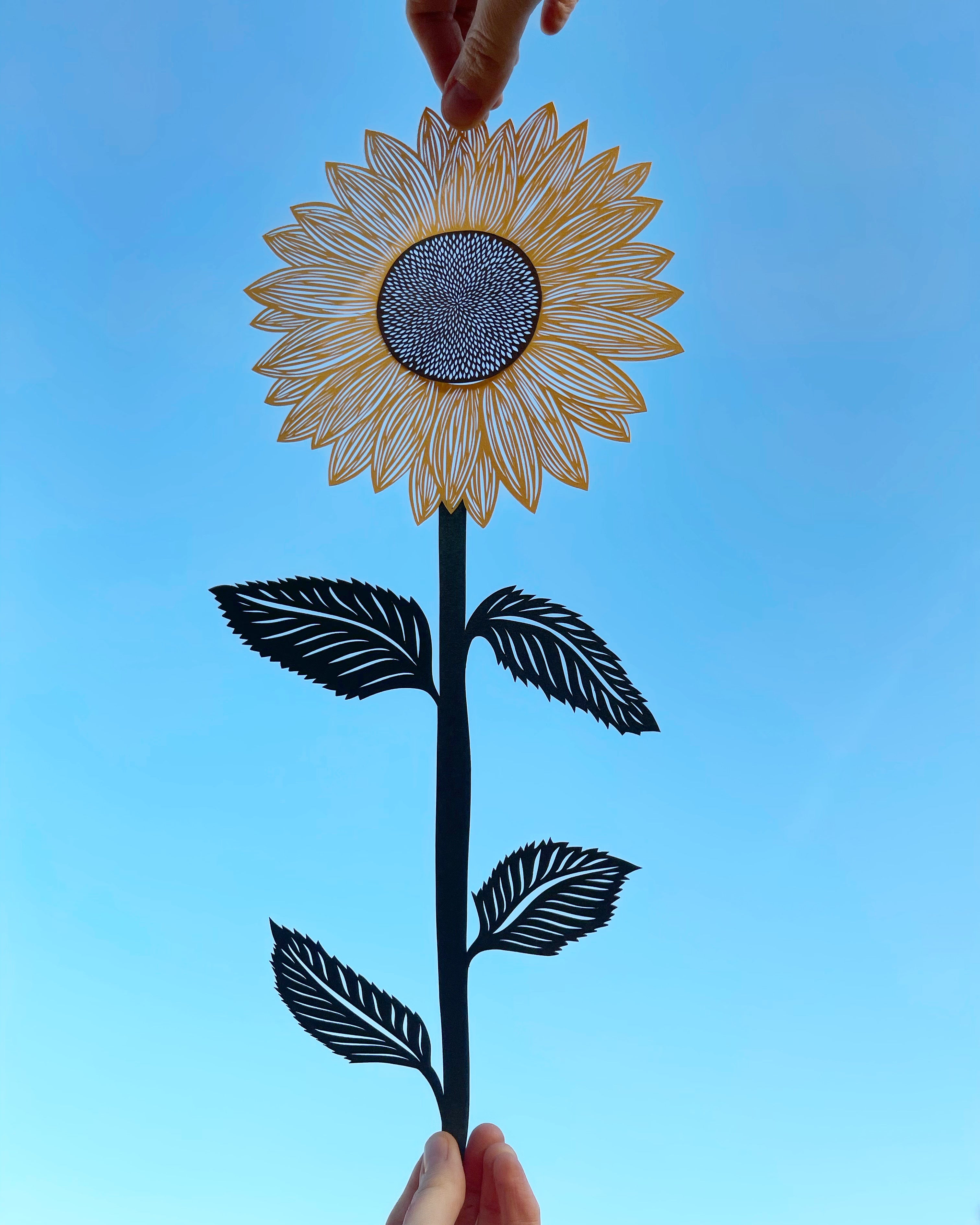 Sunflower Papercutting