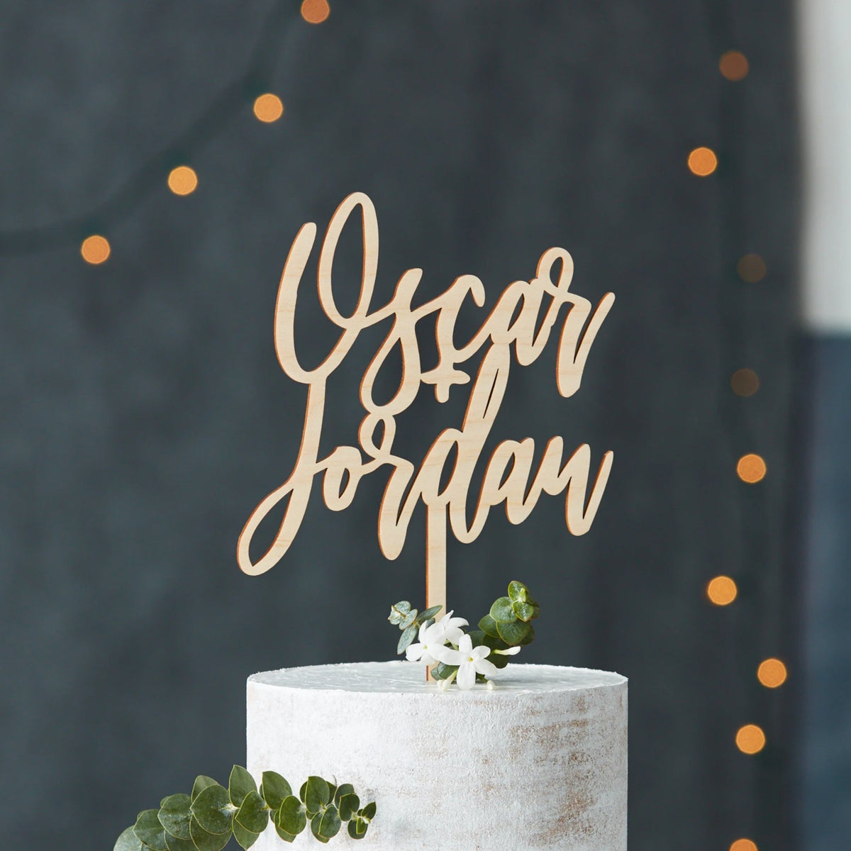 Personalized birthday cake topper, Script cake topper, Cake topper Bir –  Thistle and Lace Designs