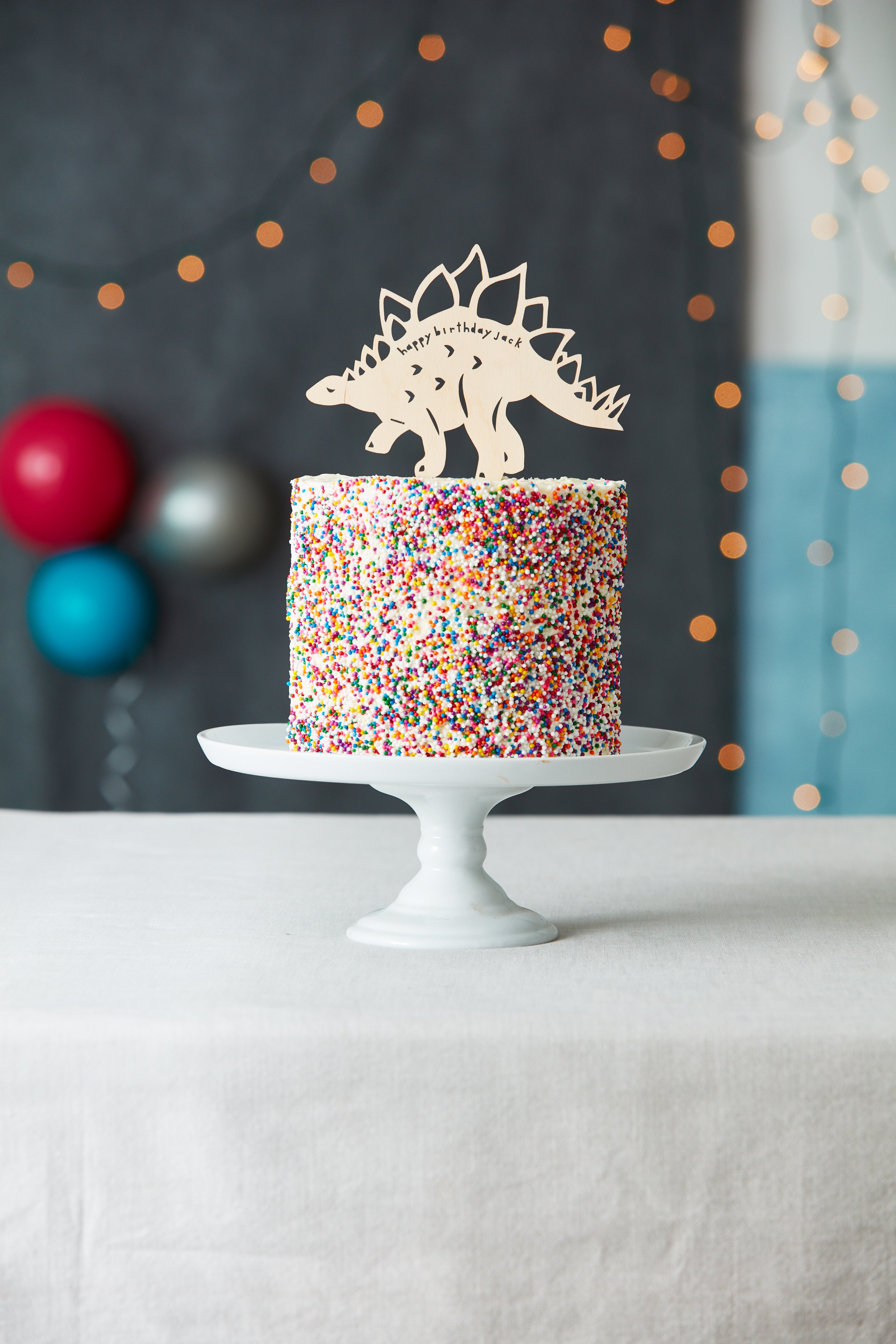 Stegosaurus Dinosaur  Cake Topper