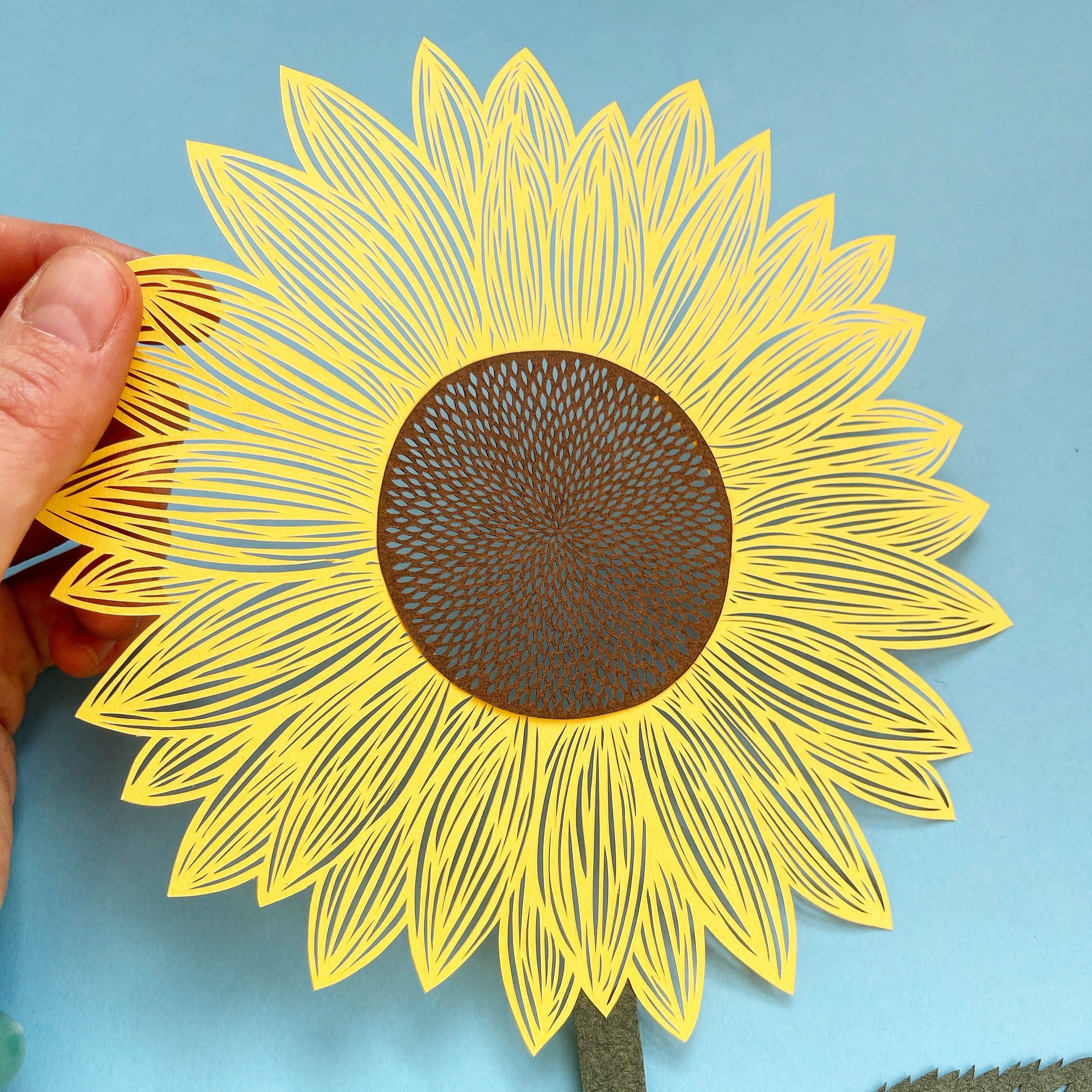 Sunflower Papercutting