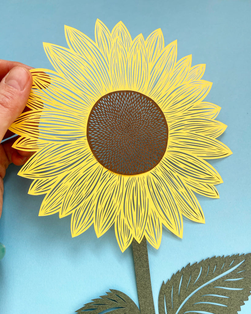 Sunflower Papercutting