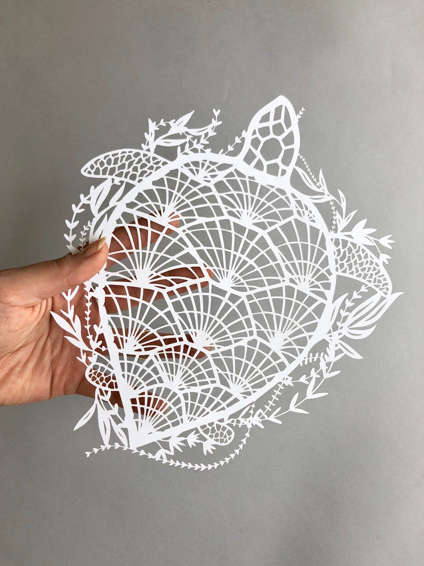 Sea Turtle Papercutting Artwork