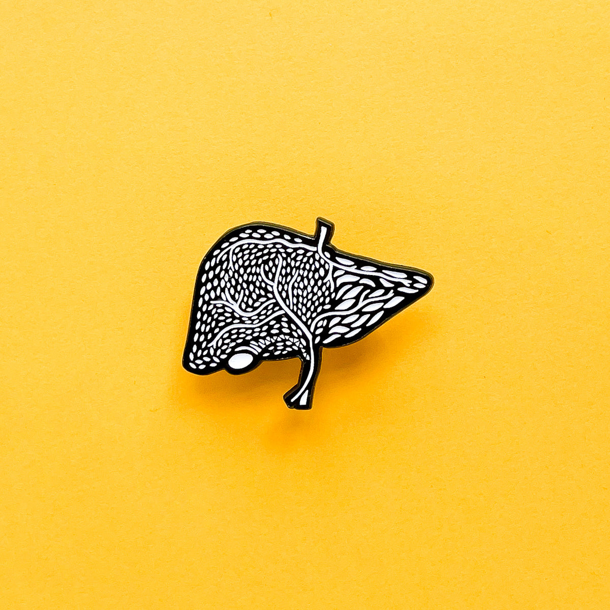 Liver Enamel Pin