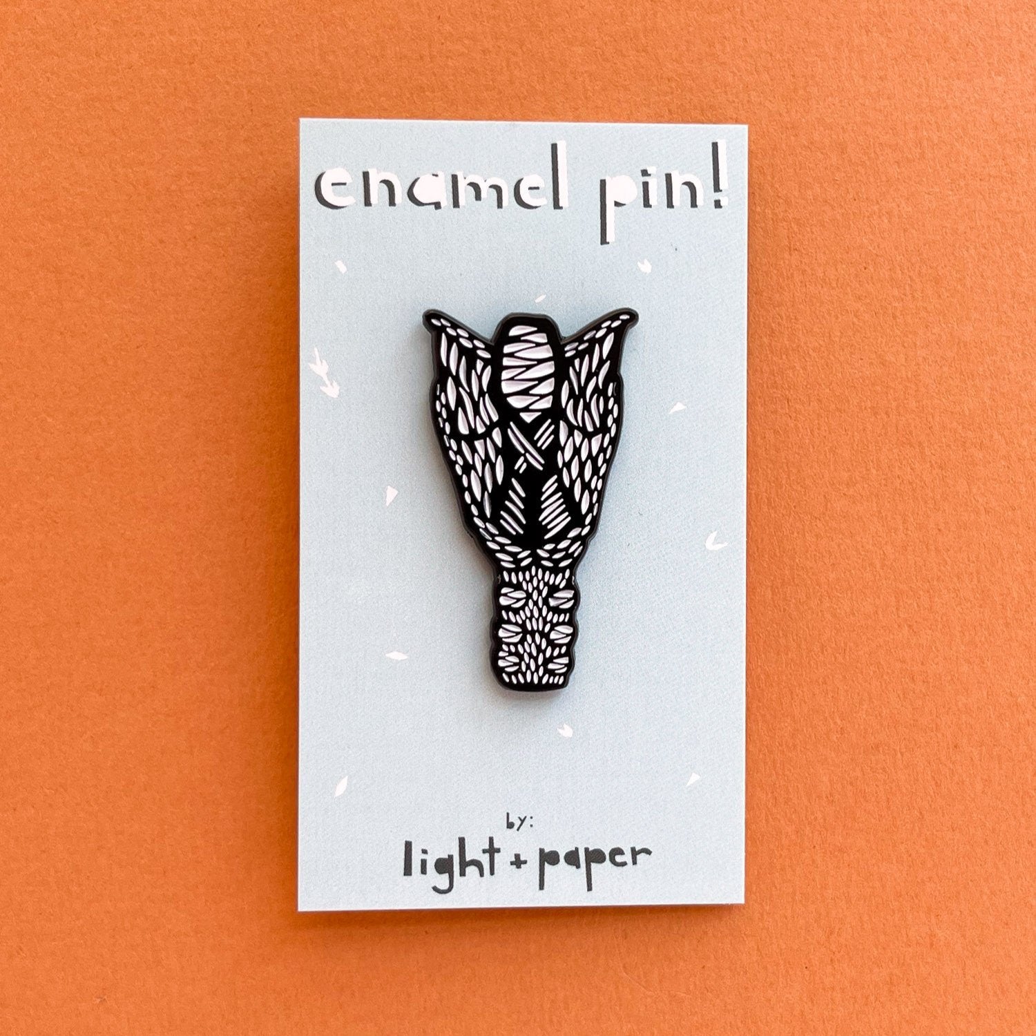 Larynx Enamel Pin