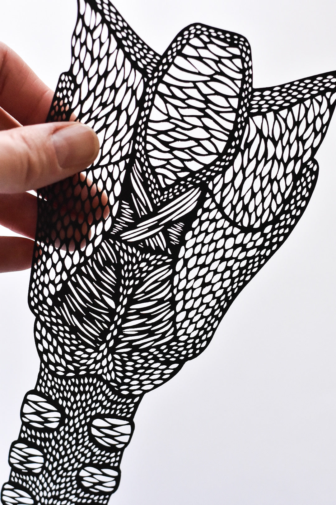 Anatomical Larynx Papercutting Artwork