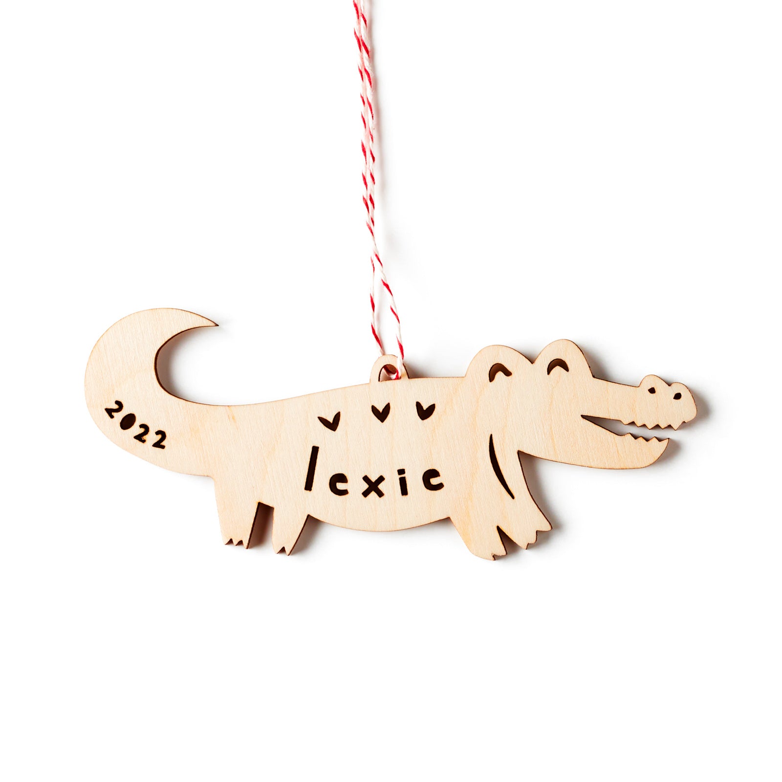 Crocodile Custom Ornament