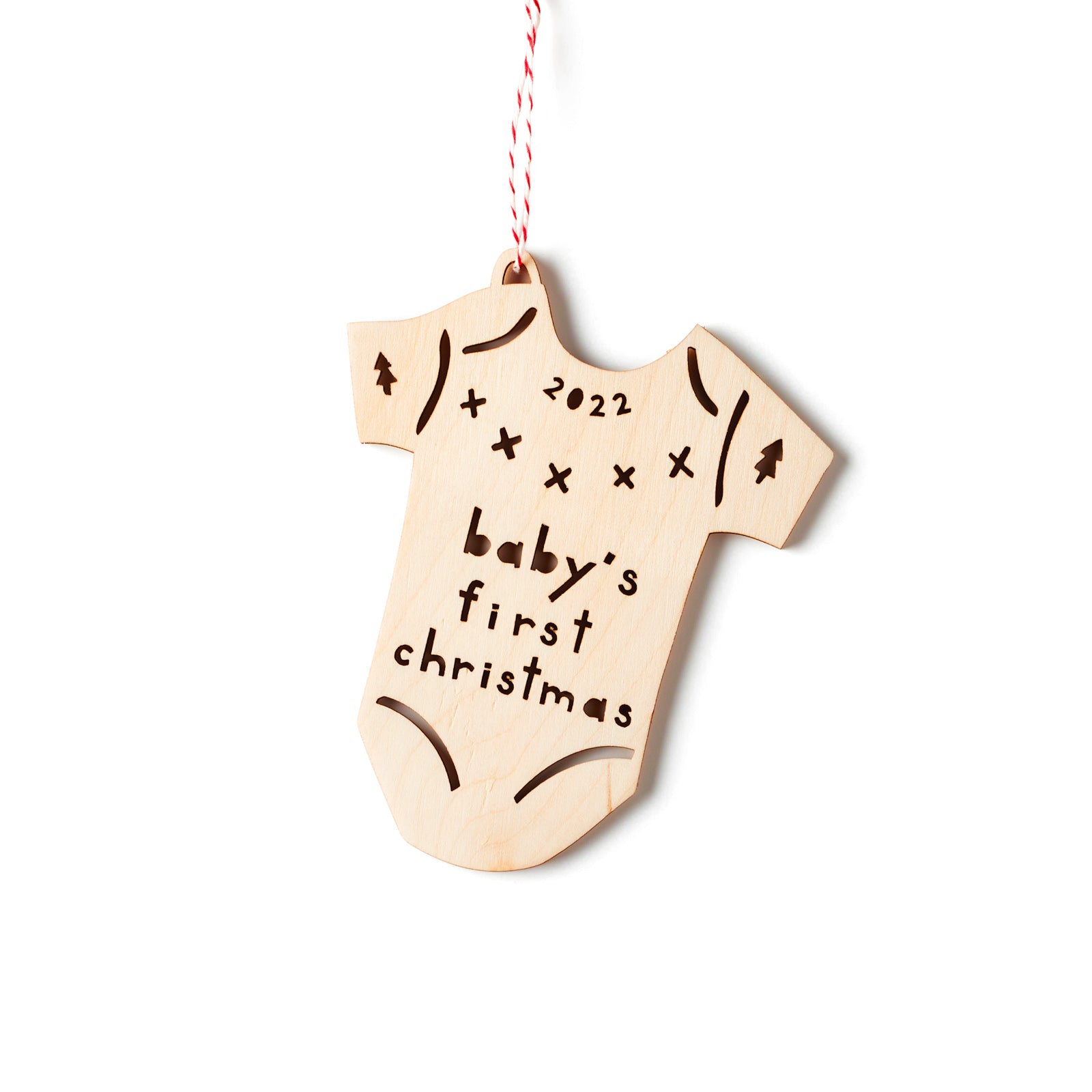 Custom Onesie Baby's First Christmas Ornament