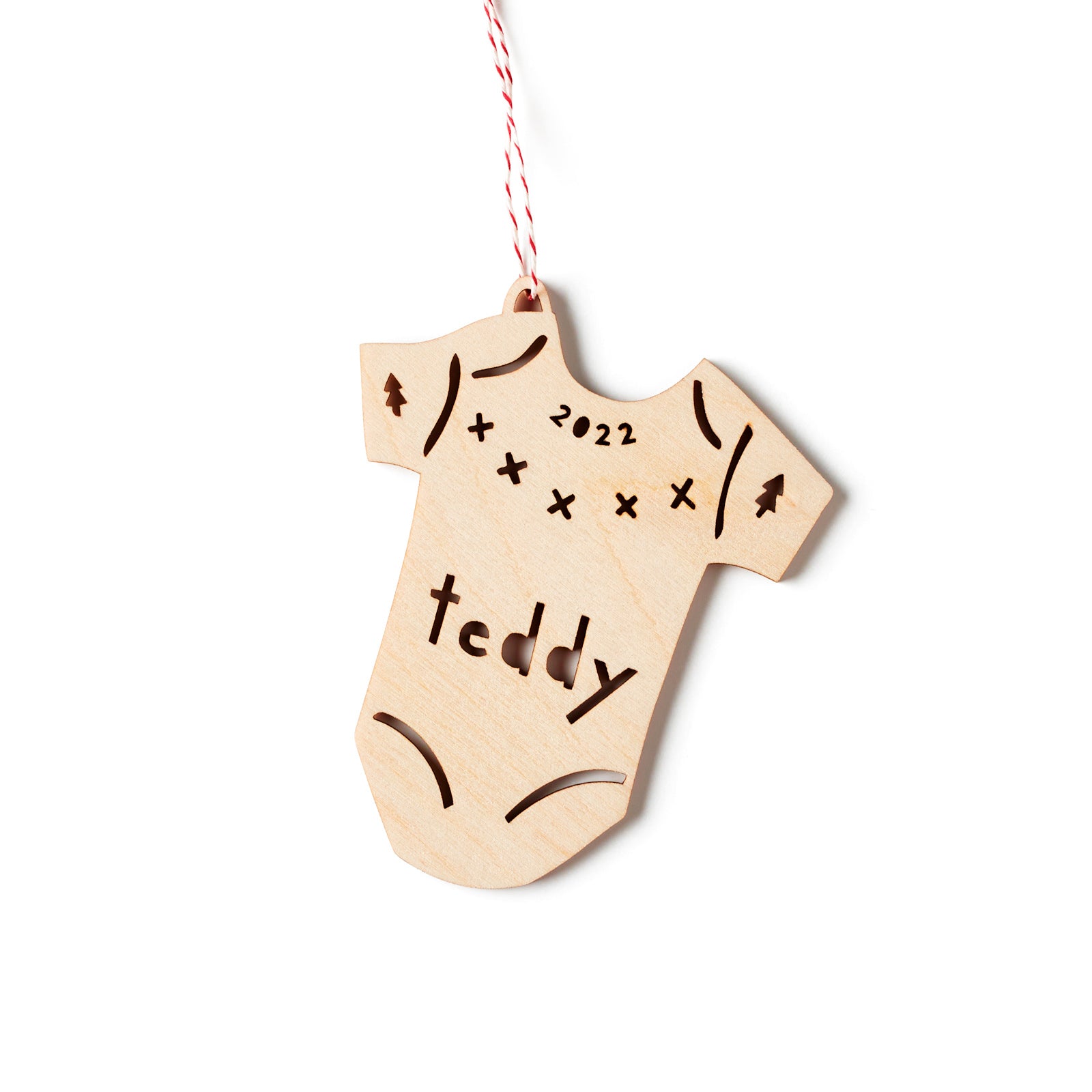 Custom Onesie Baby's First Christmas Ornament