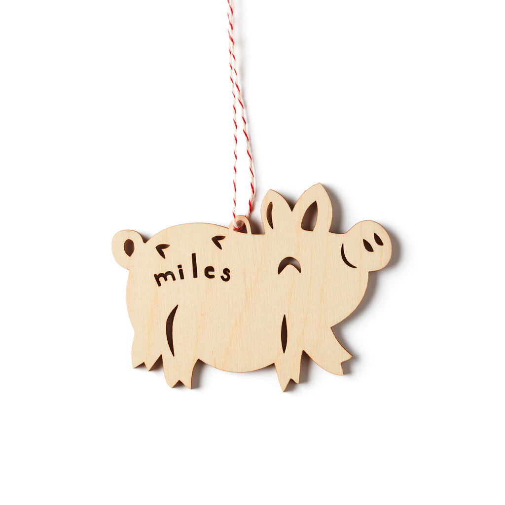Pig Custom Ornament
