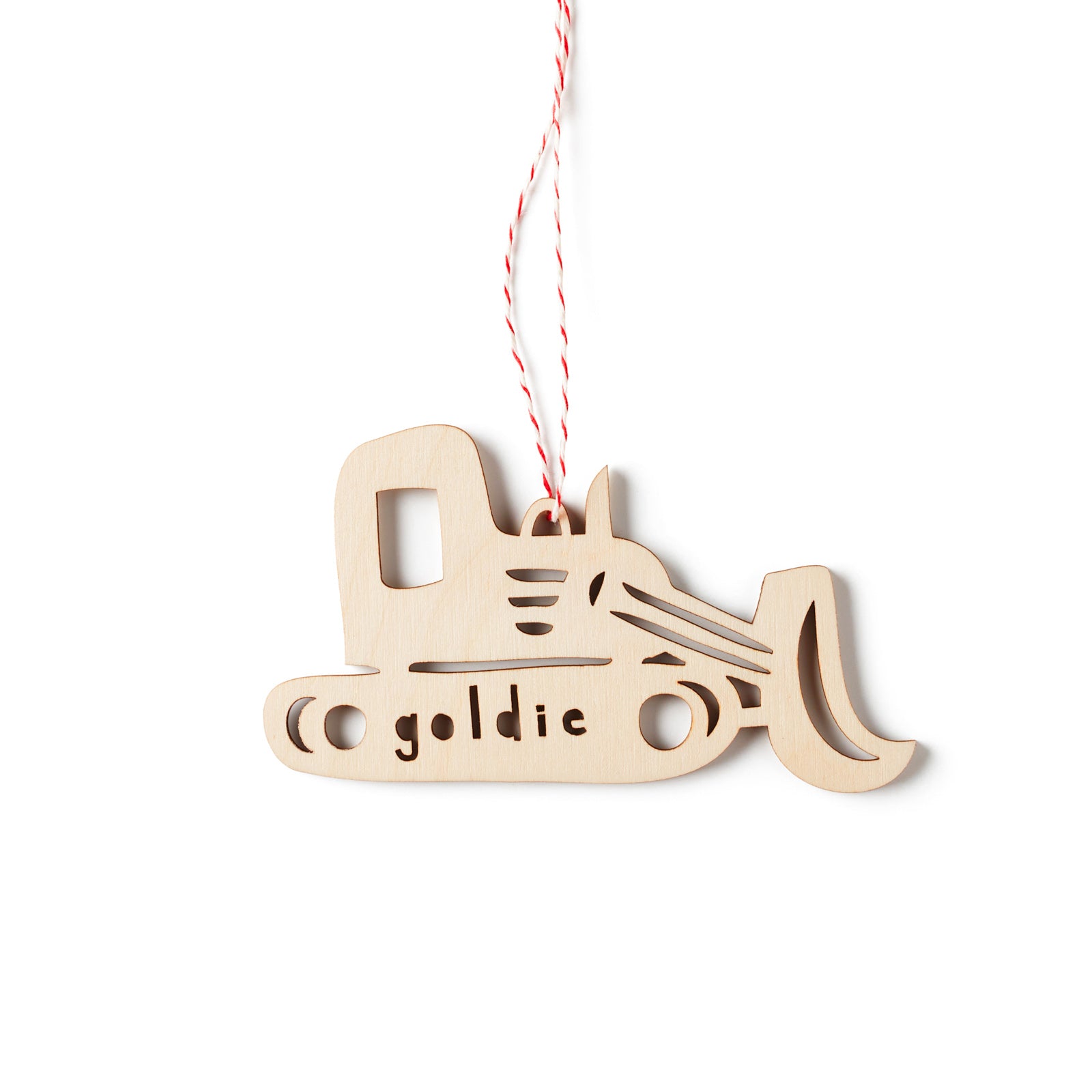 Bulldozer Construction Vehicle Custom Ornament