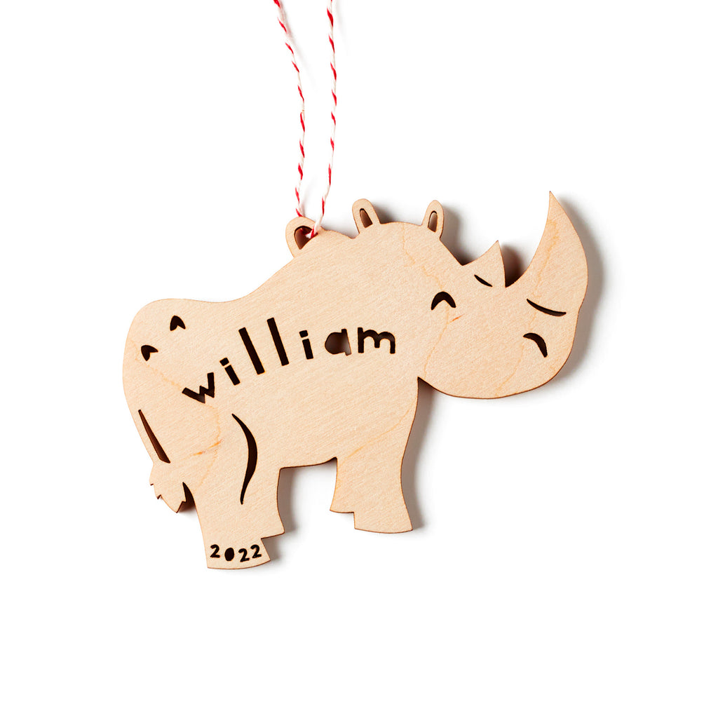 Rhino Custom Ornament