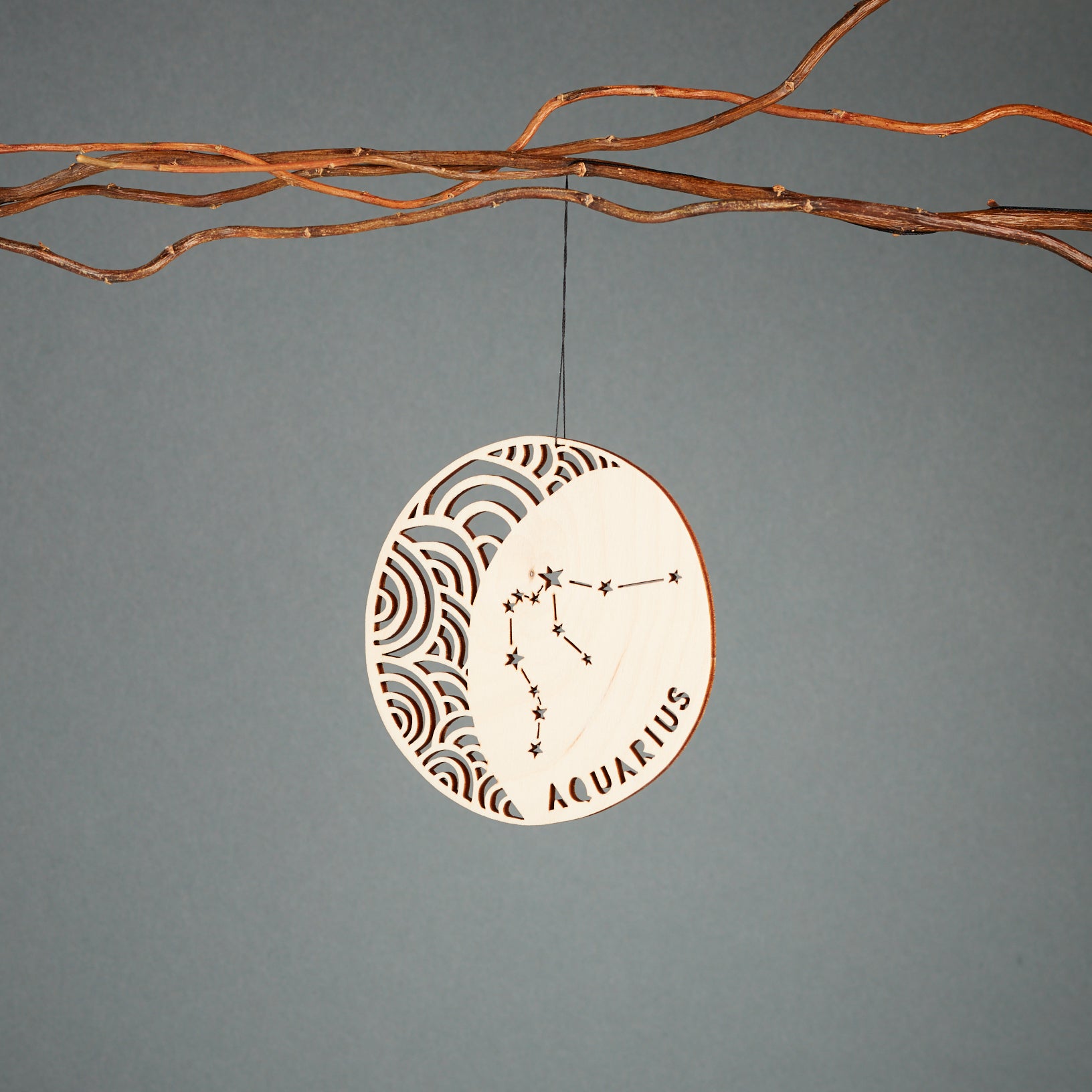 Aquarius Astrology Personalized Ornament