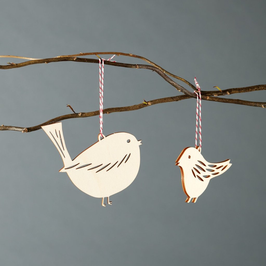 Tiny Bird Ornaments