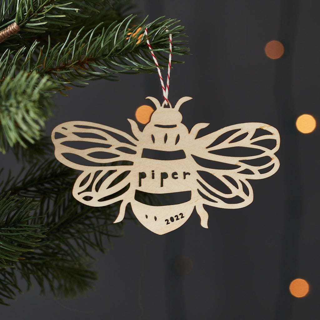 Custom Bee Ornament