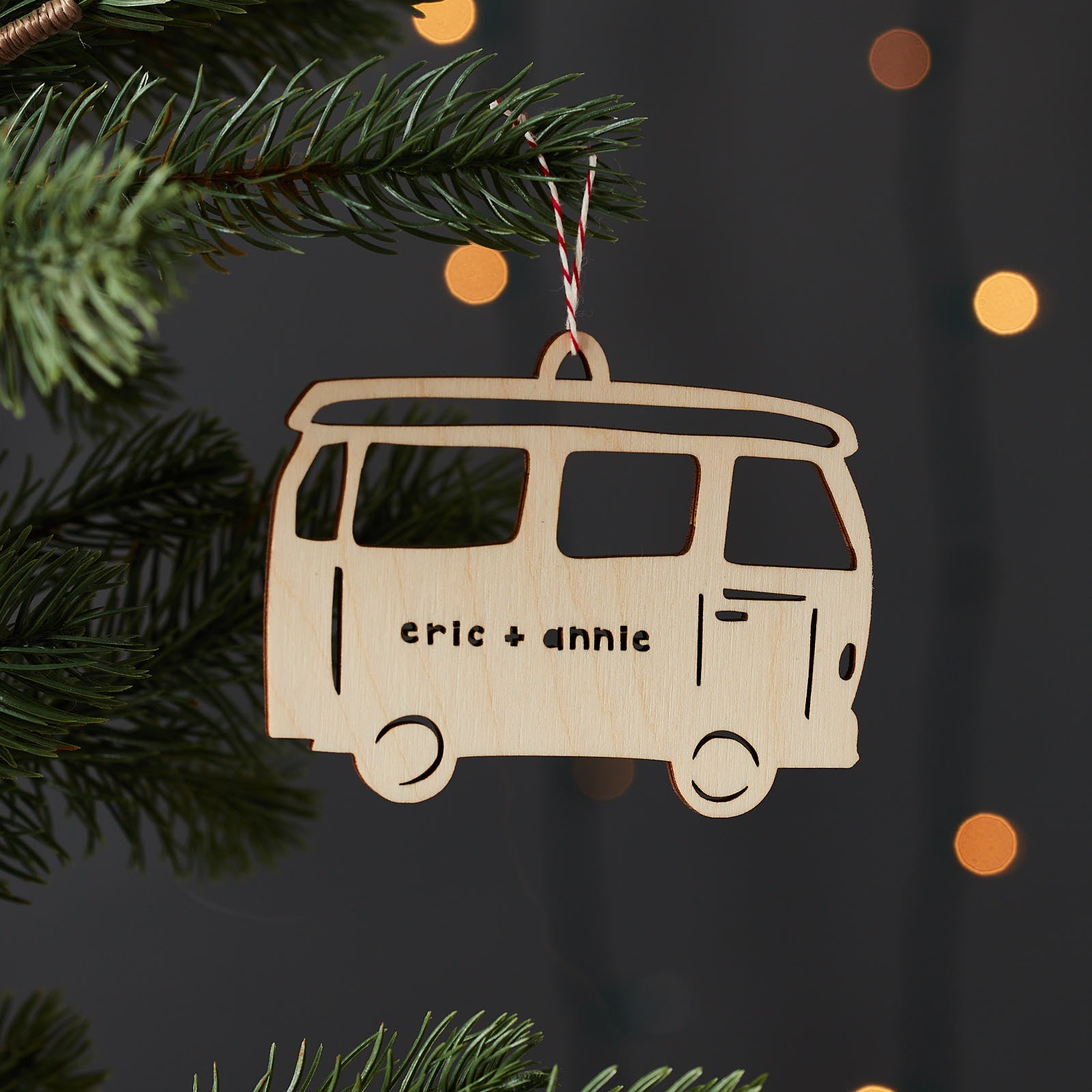 Camper Van Custom Ornament