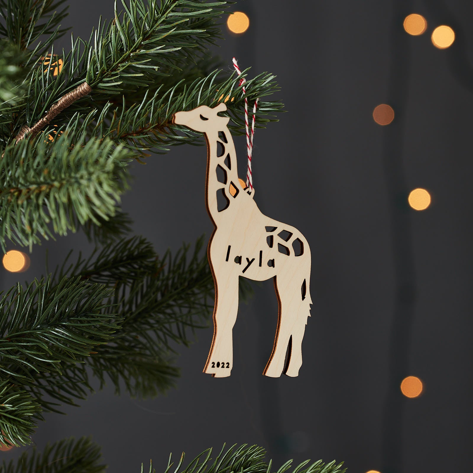 Custom Giraffe Ornament