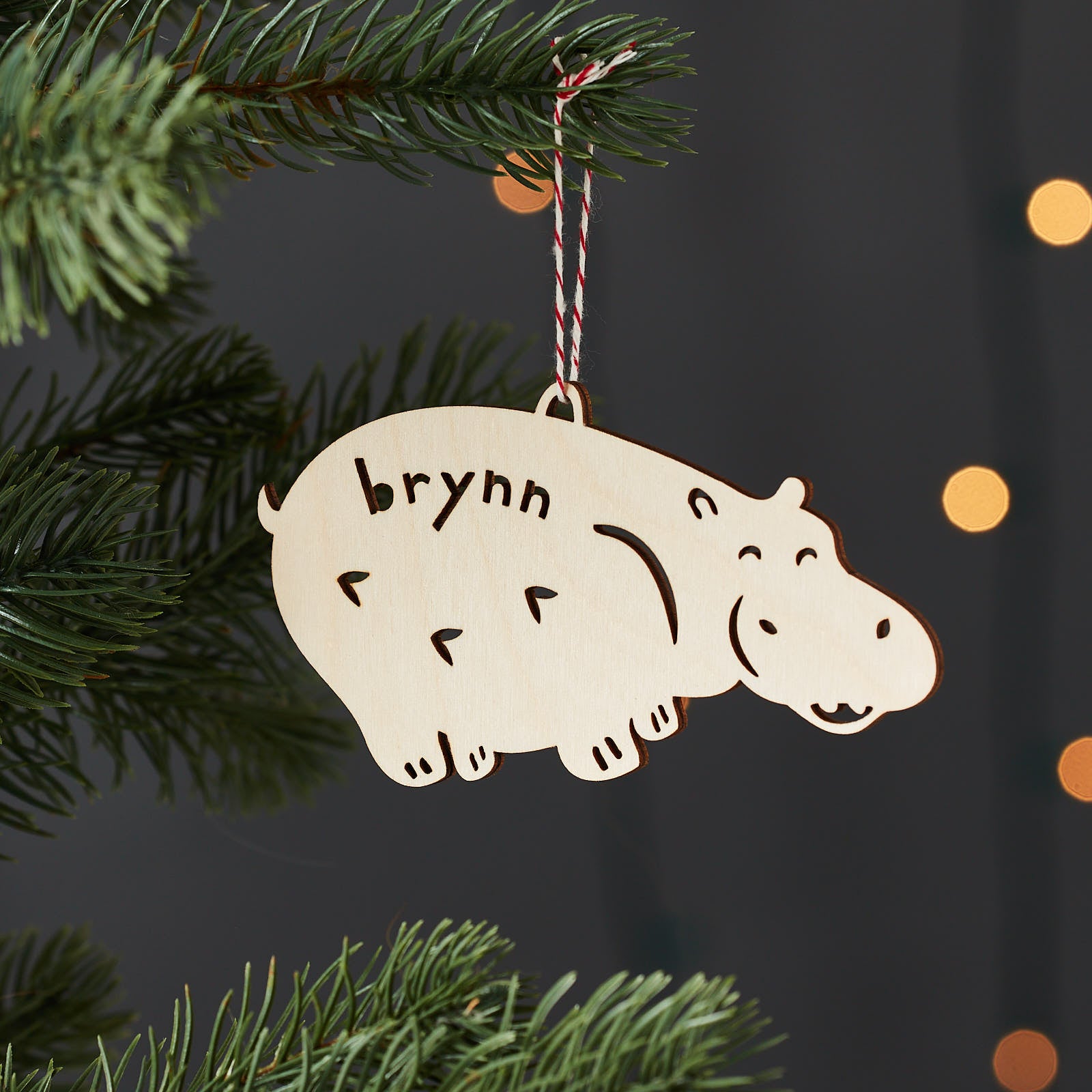 Hippopotamus Custom Ornament