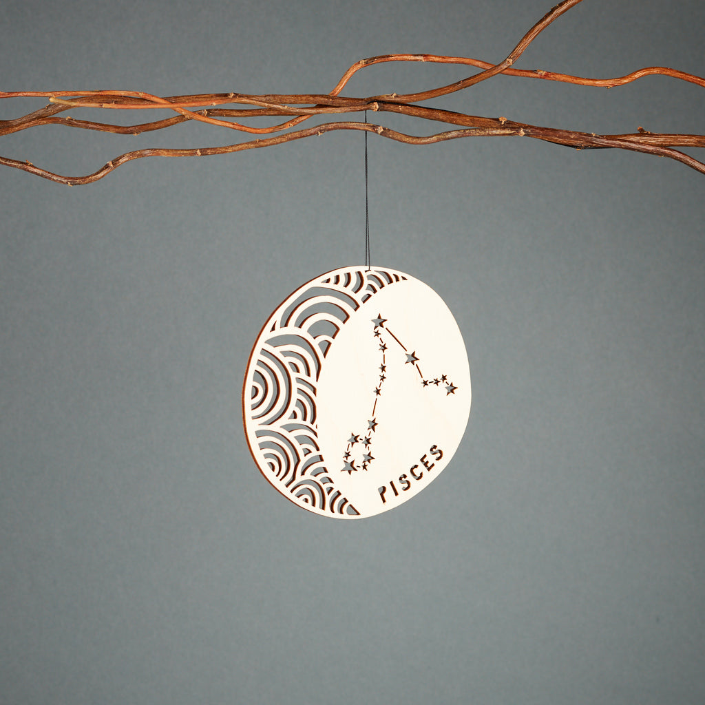 Pisces Astrology Personalized Ornament