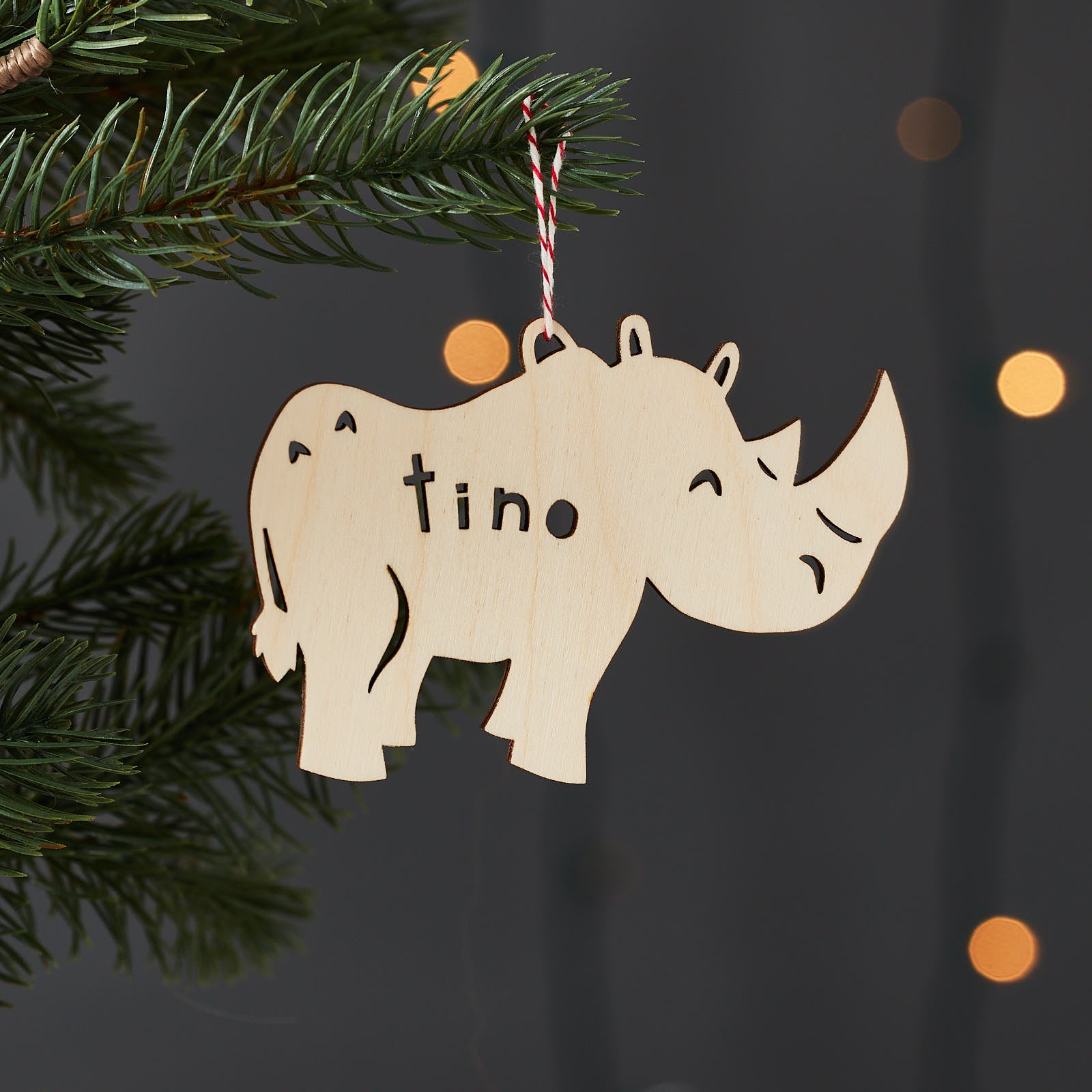 Rhino Custom Ornament