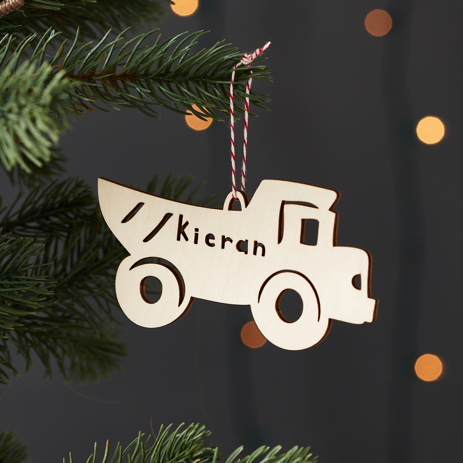 Dump Truck Construction Vehicles Custom Ornament