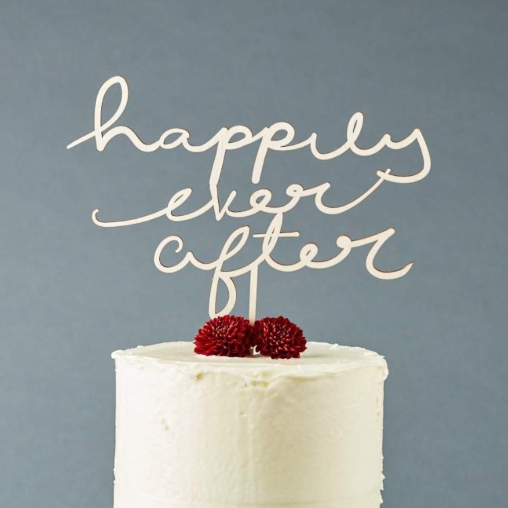 Wedding Cake Topper - Custom Lettering