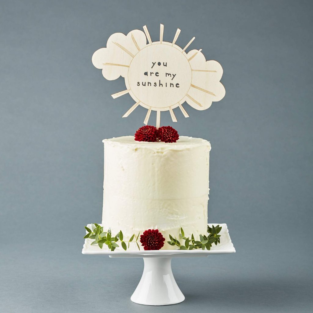 You are my Sunshine Baby Shower Cake Topper