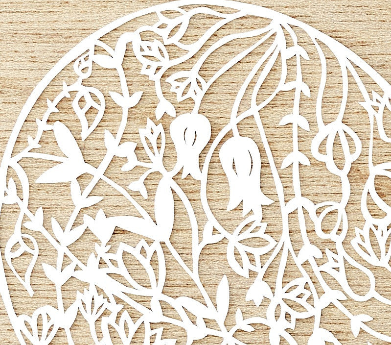 Floral Heart Papercutting