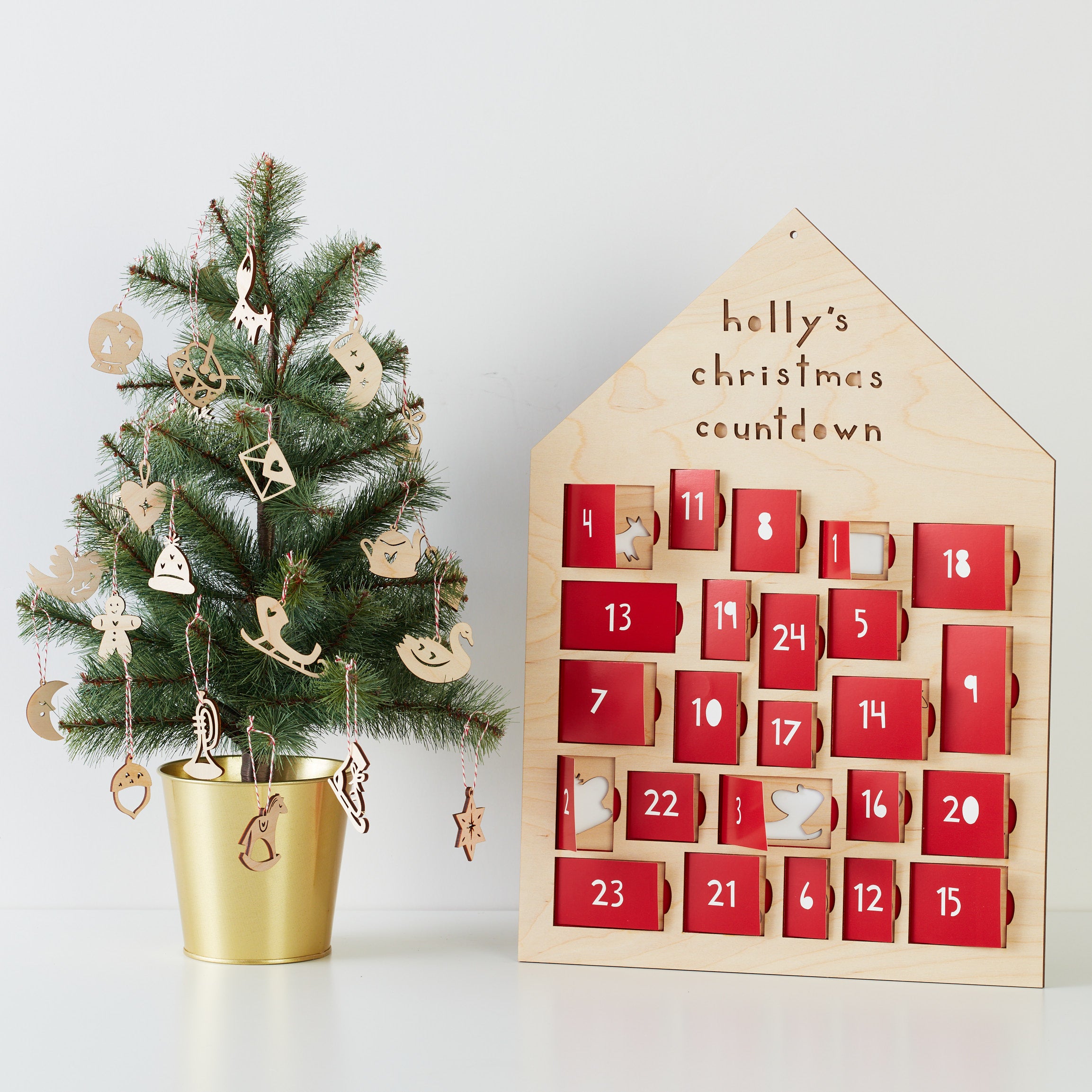 Ornament Advent Calendar Customizable