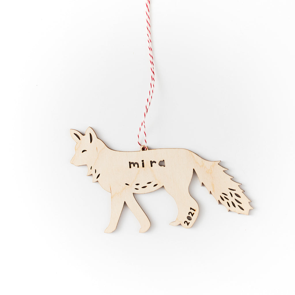 Custom Fox Ornament
