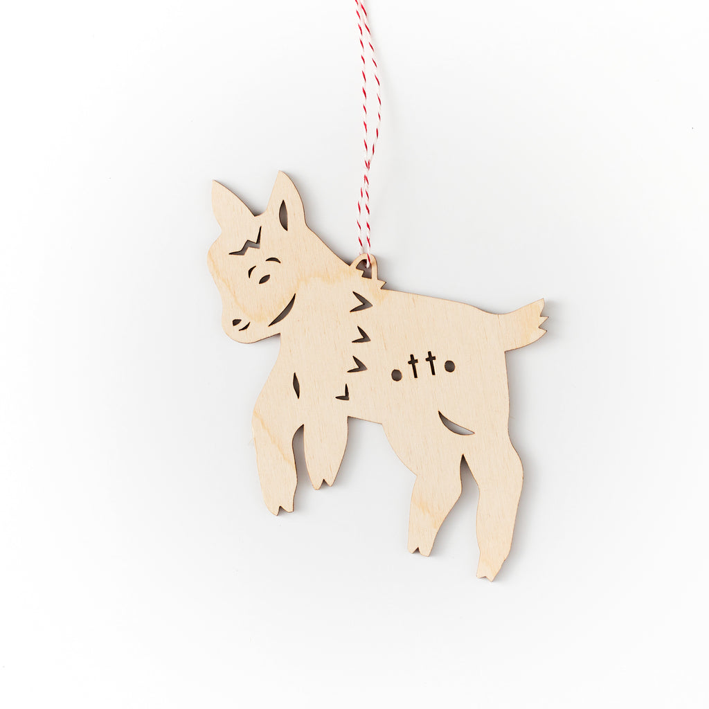 Custom Goat Ornament