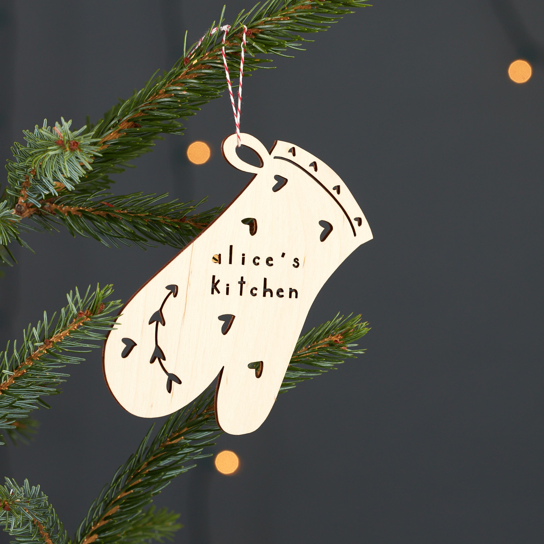 Custom Baking Mitt Ornament