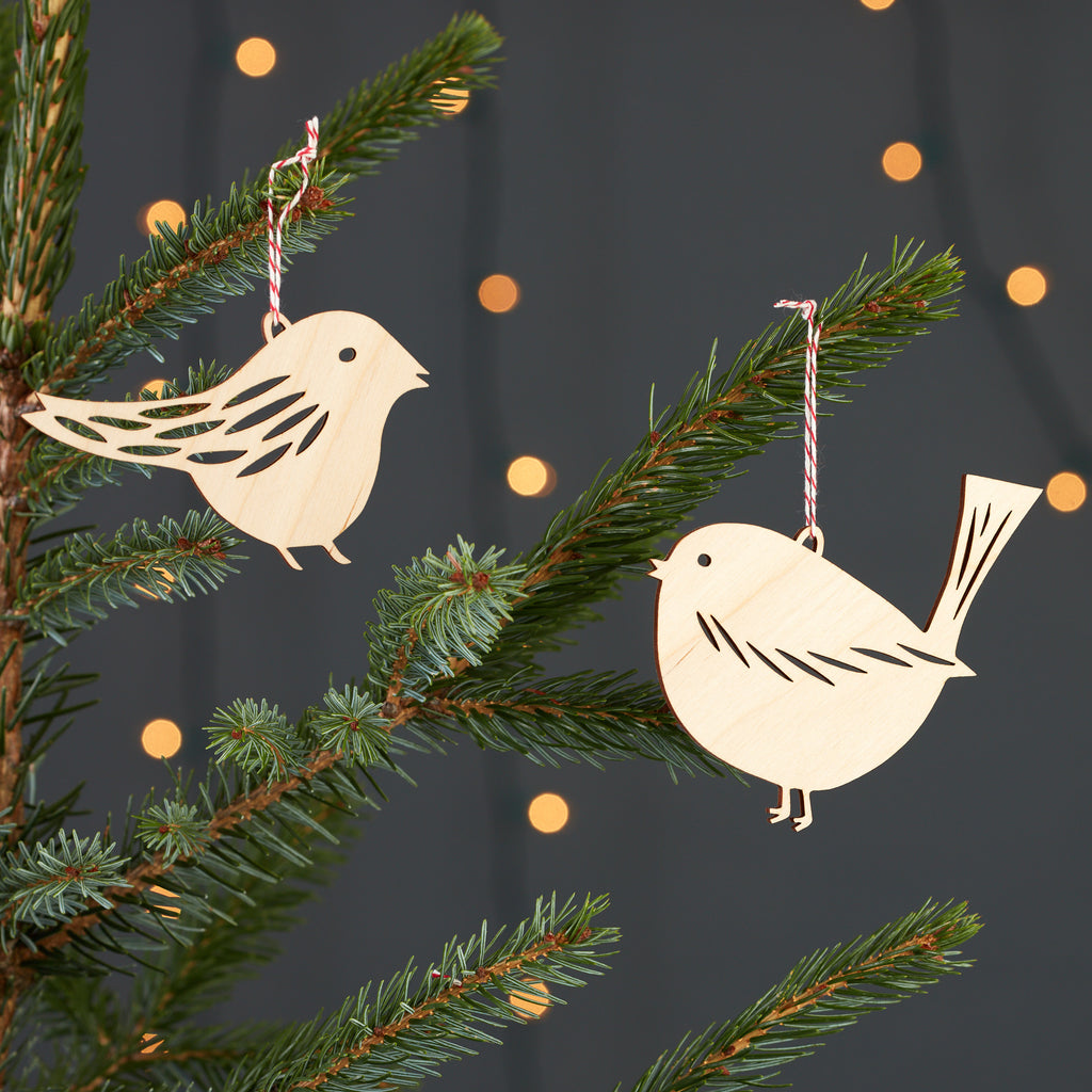 Tiny Bird Ornaments
