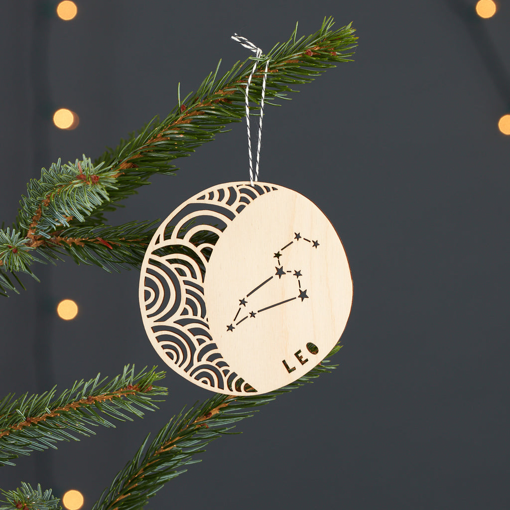 Leo Astrology Personalized Ornament