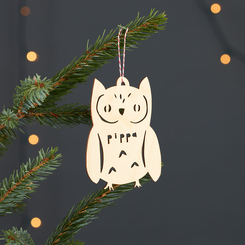 Custom True Owl Ornament