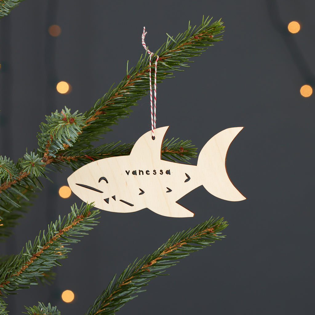 Custom Shark Ornament