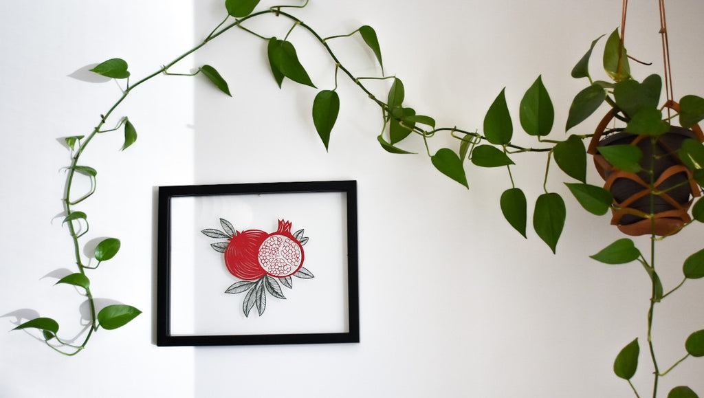 Pomegranate Papercutting