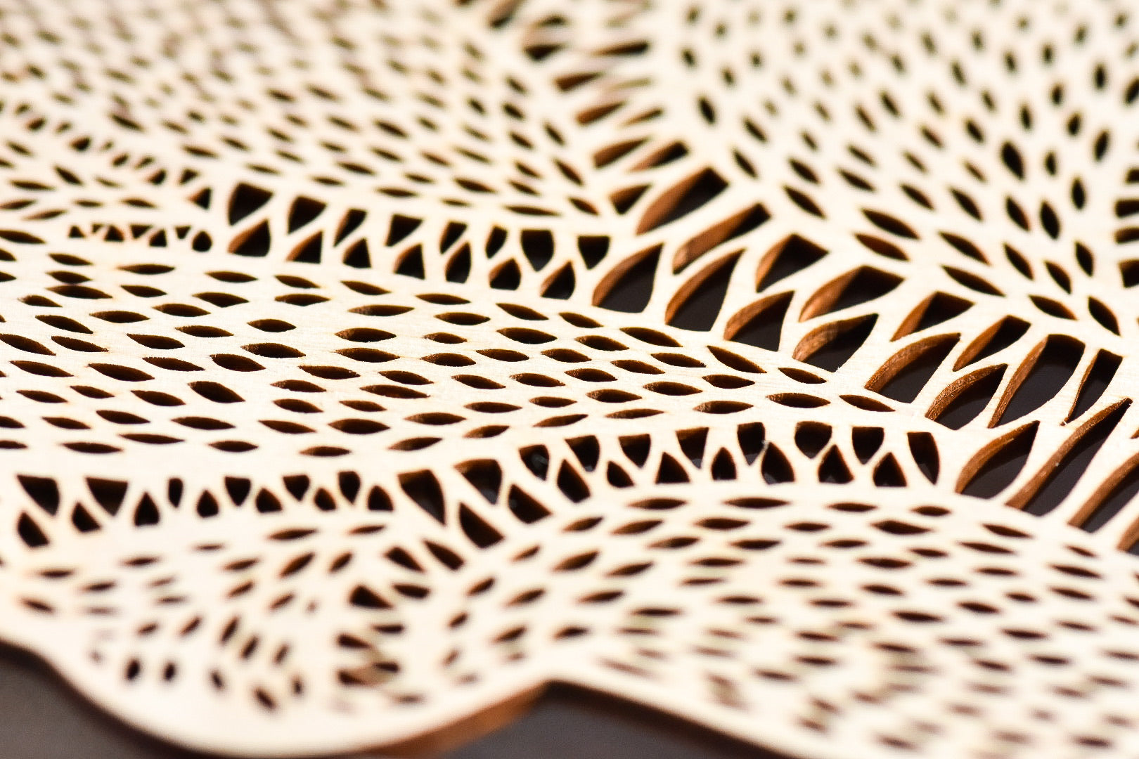 Lasercut Birch Wood Lungs Artwork, by Light + Paper, Made in Toronto