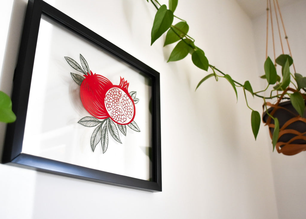 Pomegranate Papercutting