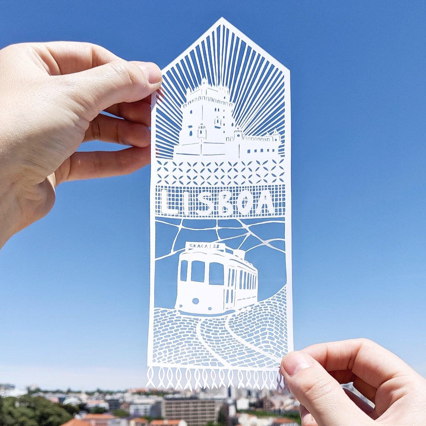 Lisbon Papercutting Artwork