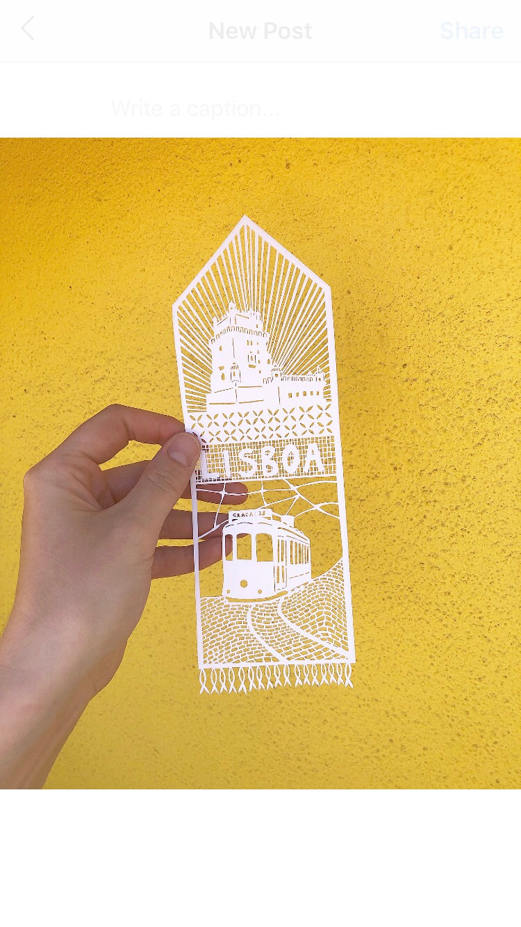 Lisbon Papercutting Artwork